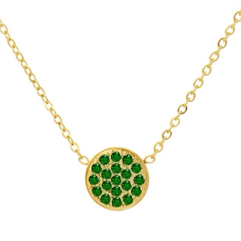 Ramla New Lola Emerald May Birthstone Necklace
